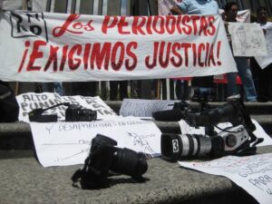 Periodistas asesinados en México del 2020 a 2025.