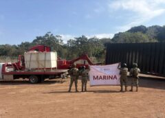 Golpe al huachicoleo: Semar y FGR aseguran almacén clandestino de combustible ilegal en Compostela, Nayarit.